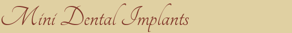 Dentist Burr Ridge Mini Dental Implants